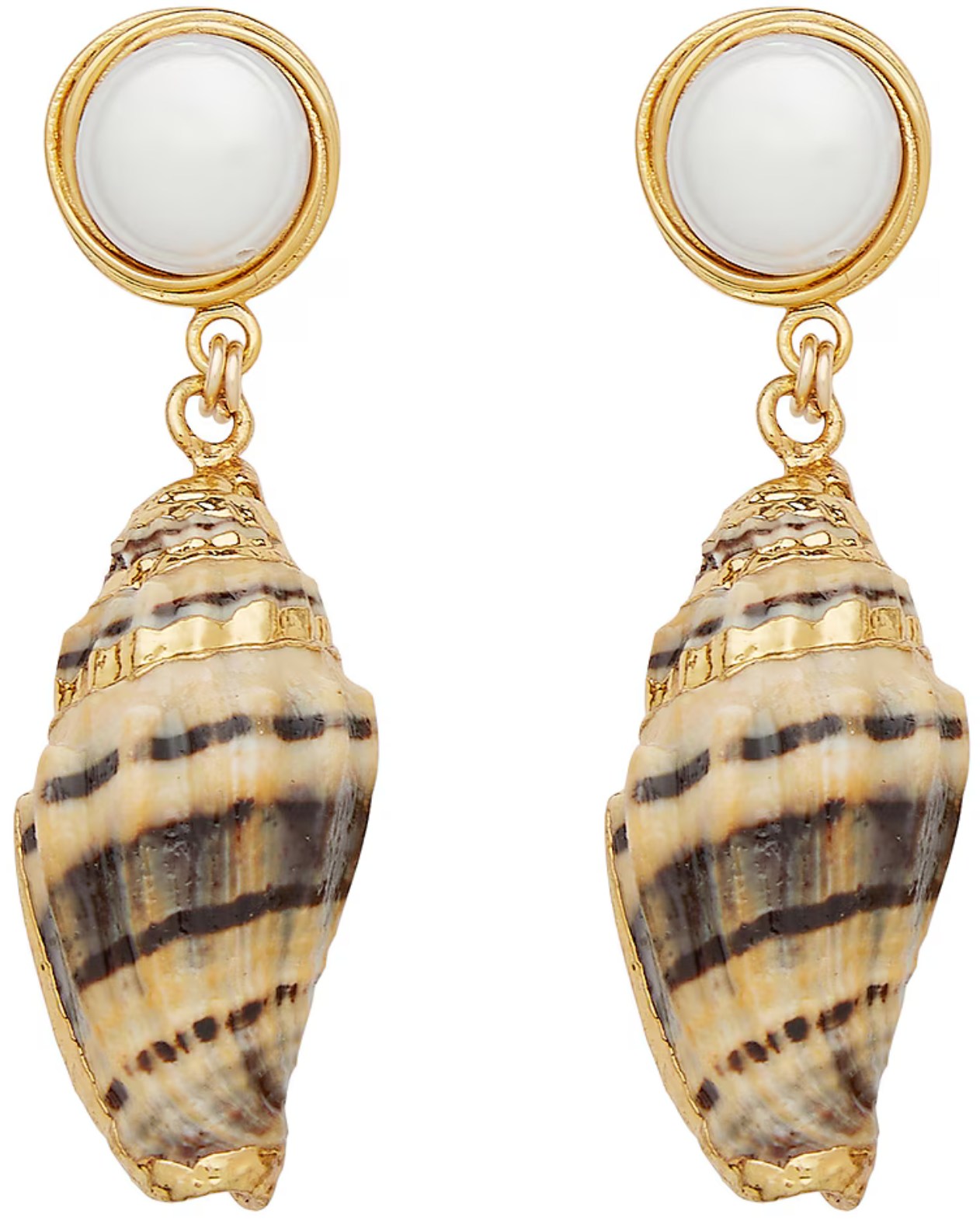 Brinker Eliza Gold Brown Darya Earrings