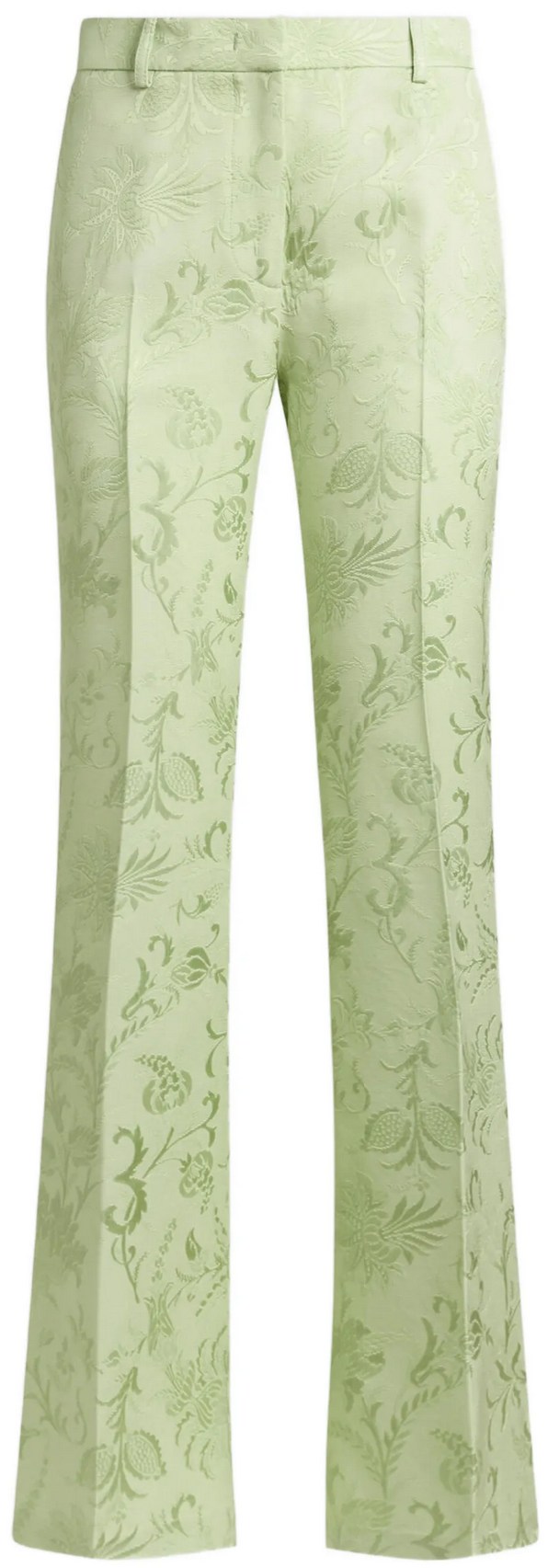 Etro Verde Mare Pastello Paisley Pants
