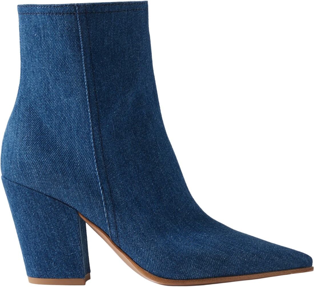 Gianvito Rossi Denim Kienna Boots