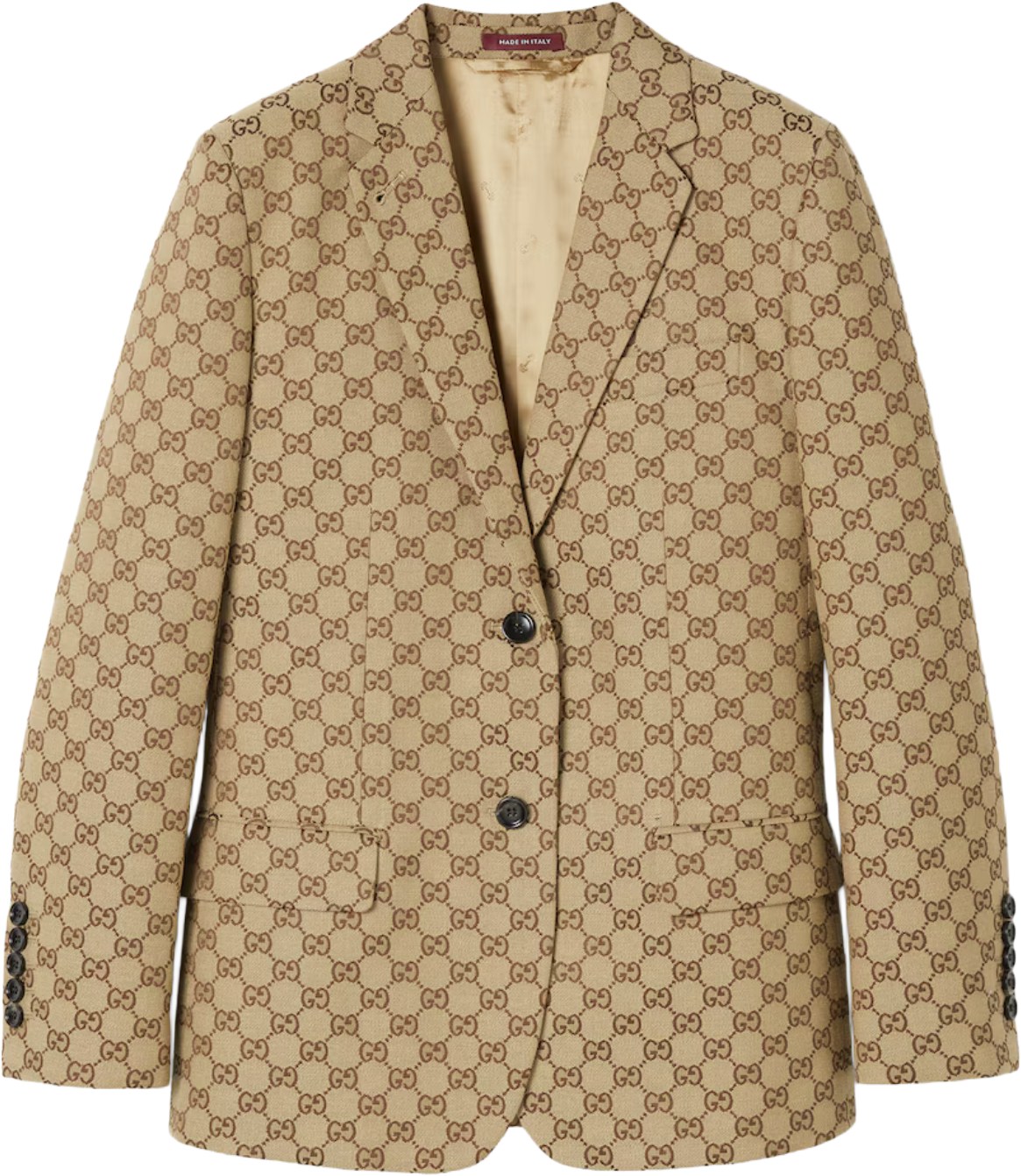 Gucci Camel GG Canvas Jacket