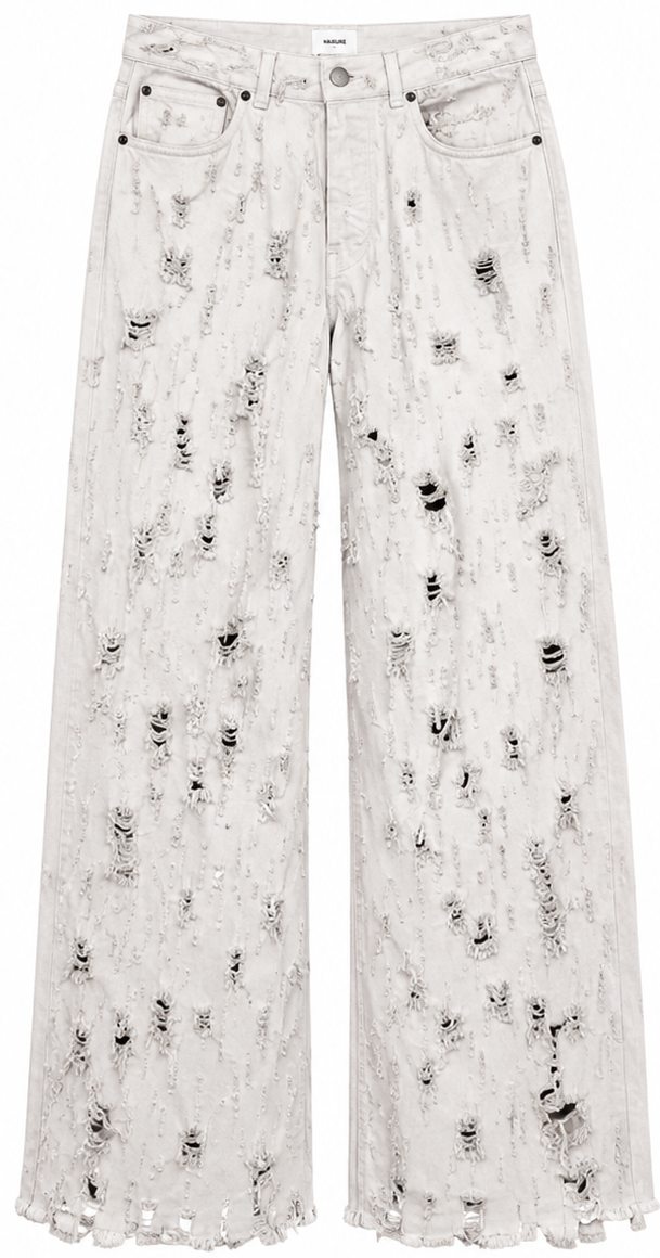 Haikure Wind Grey Destroy Bethany Bull Jeans