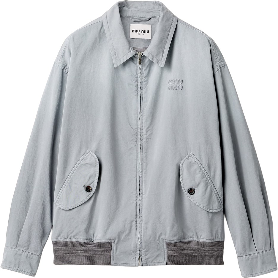 Miu Miu Steel Grey Jacket