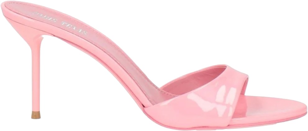 Paris Texas Pink Lidia Mules 70mm