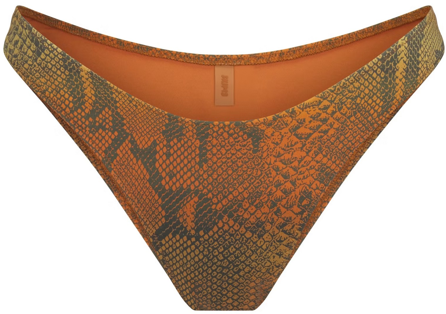 Skims Forest Ombre Snake Tanga Bikini Bottom