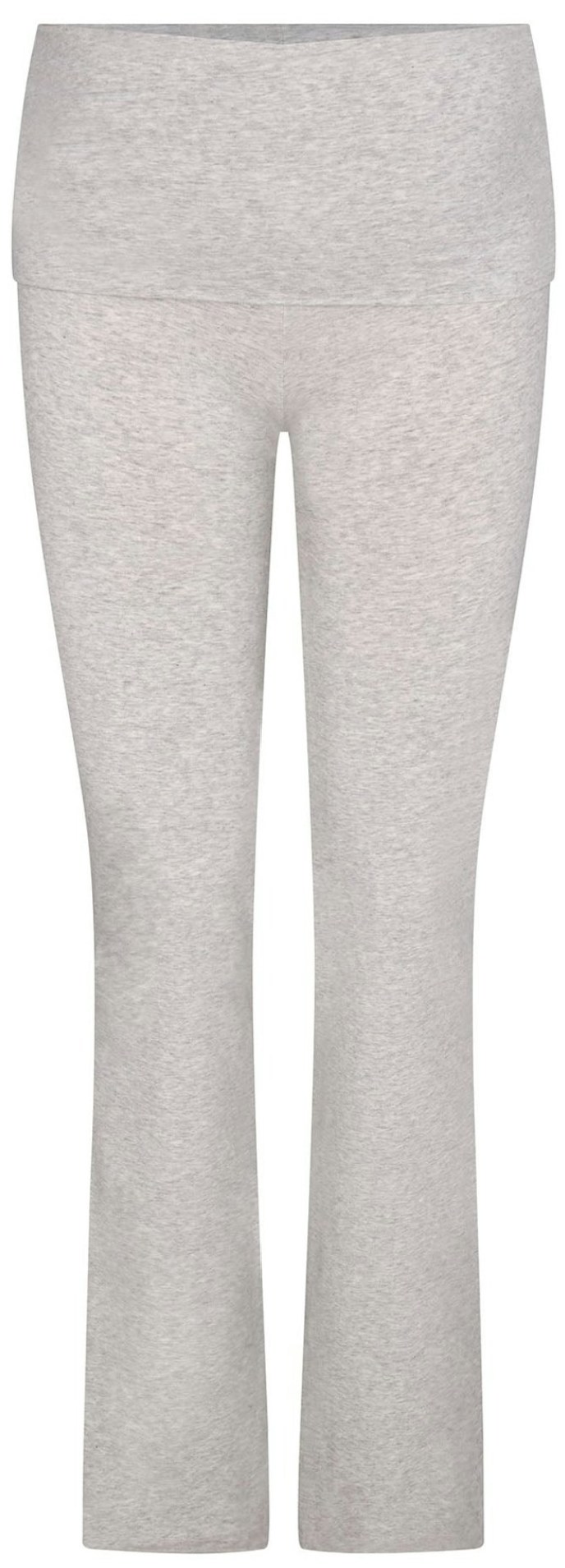 Skims Maternity Light Heather Grey Foldover Pants
