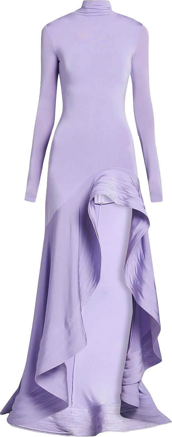 Stella McCartney Lilac Crepe Dress