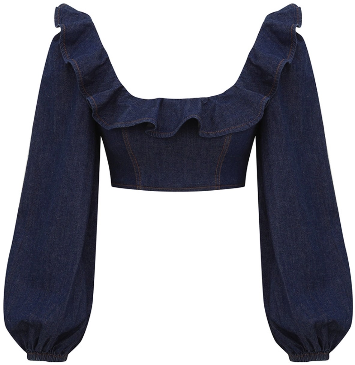 Zimmermann Ink Denim Aster Top