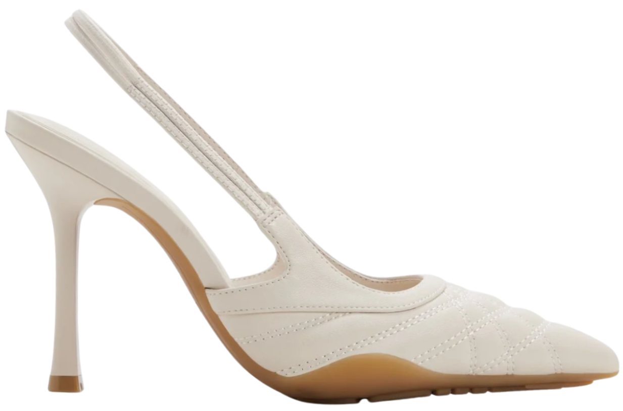 Aldo Pale Beige Striker Pumps