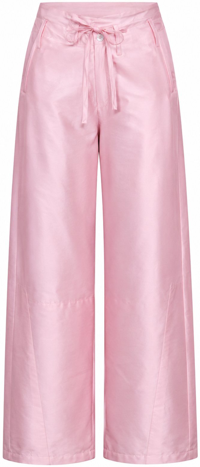 Chan Luu Rose Raffeta Barrel Pants