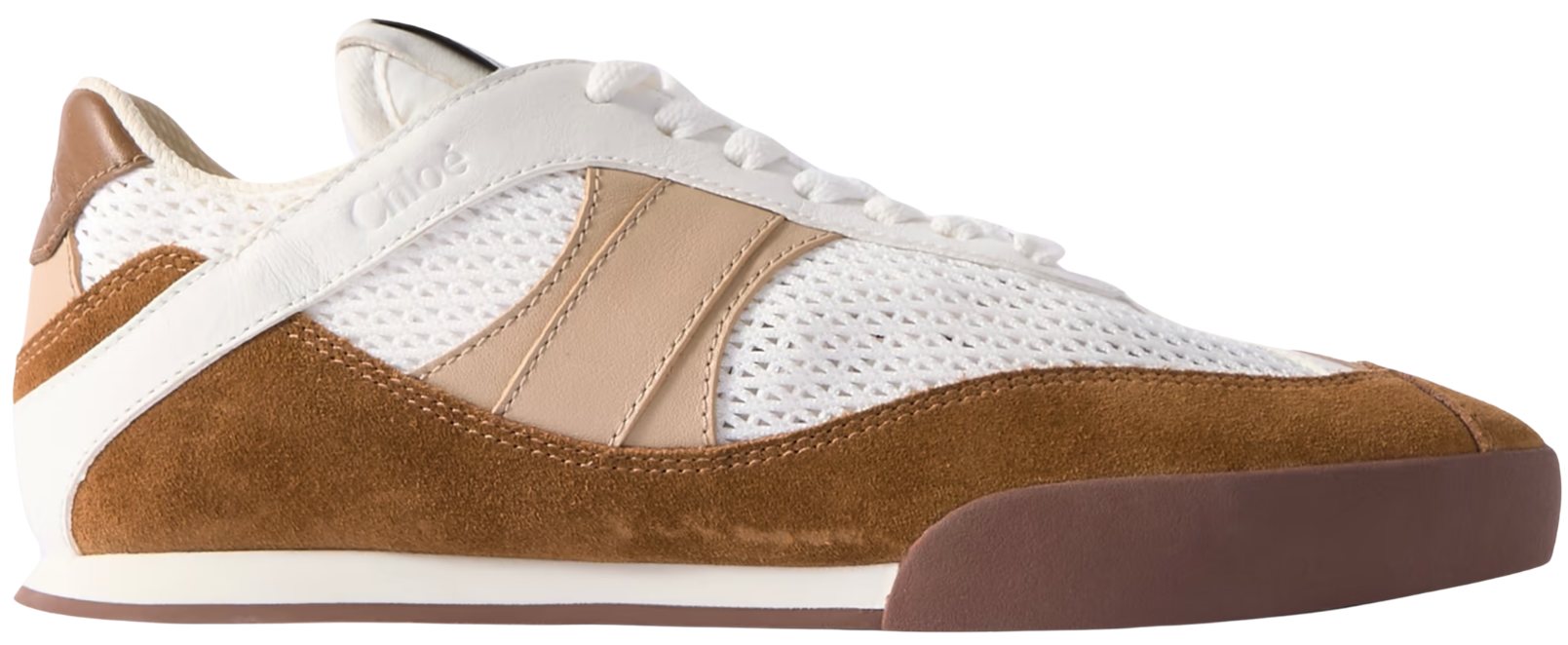 Chhloe Natural Brown Kick Sneakers