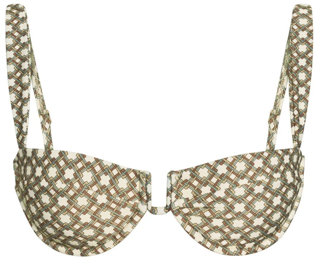 Monday Swimwear Tile Geo Cala Roja Bikini Top