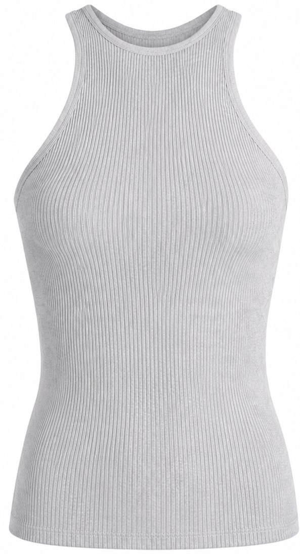TWP Clothing Light Heather Grey Harbor Tank