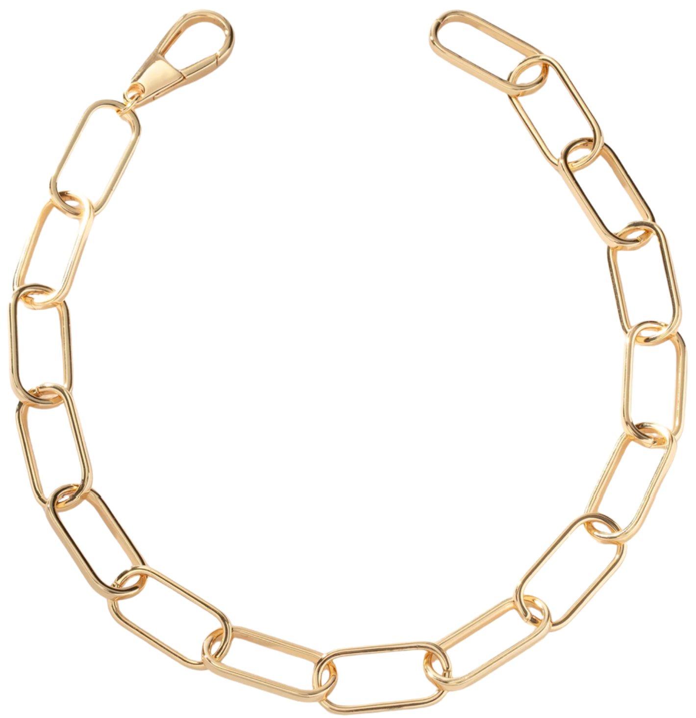 Uncommon James Gold Statement Paperclip Chain Necklace