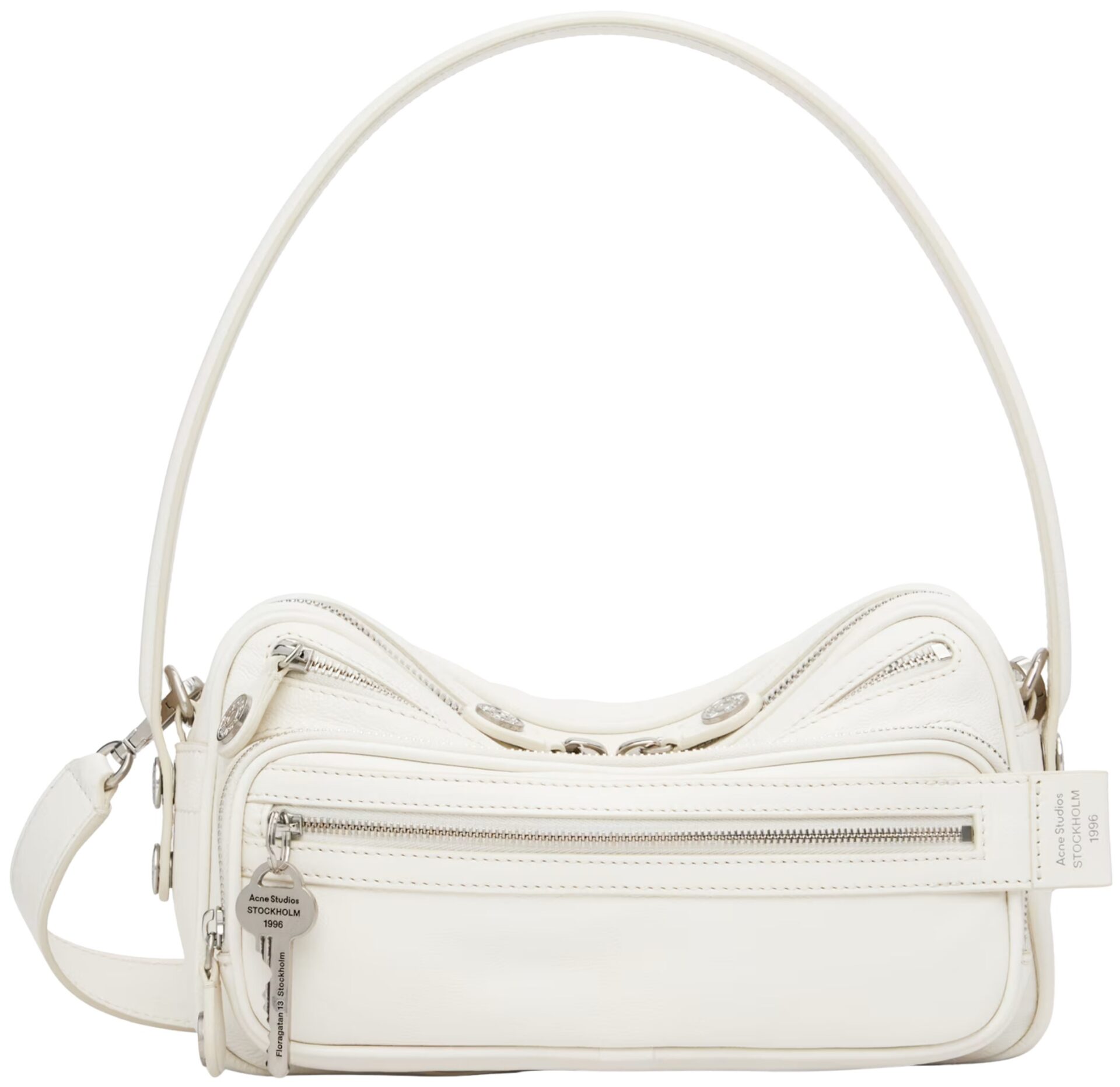 Acne Studios Cream White Camero Party Bag