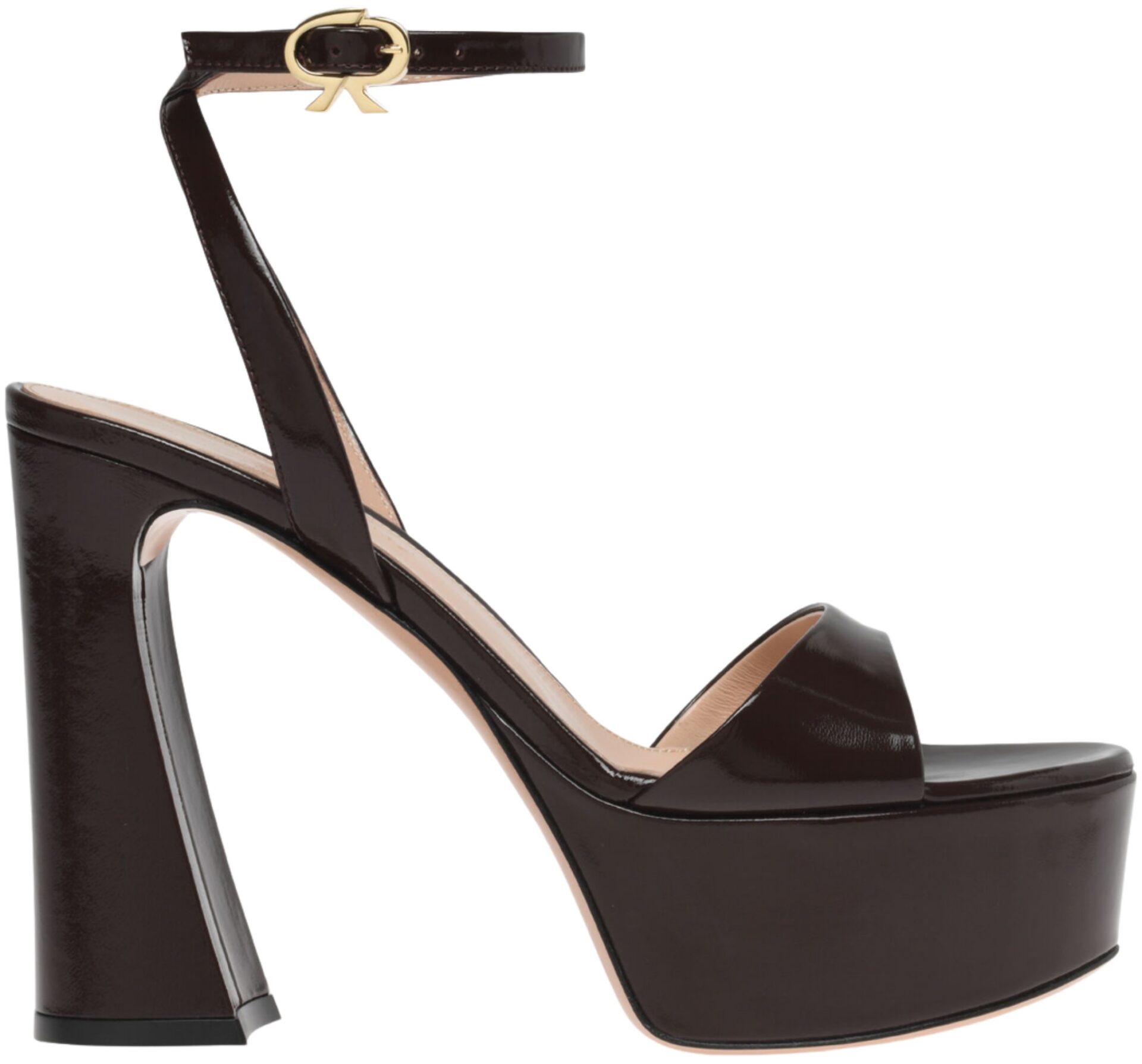 Gianvito Rossi Red Glossy Nancy Sandals