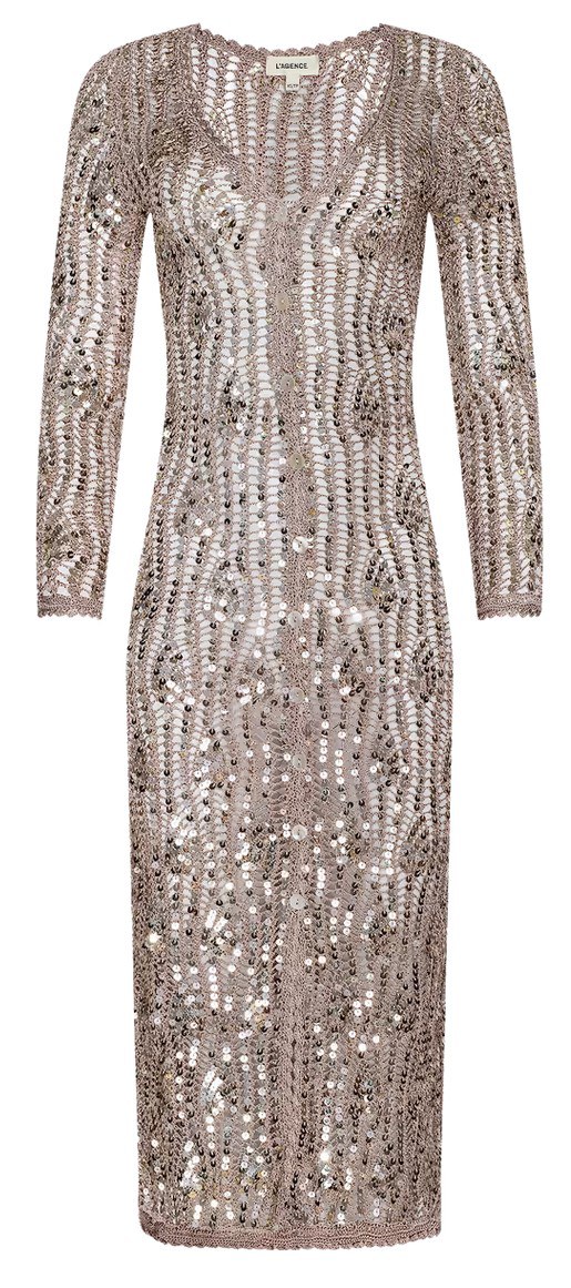 Lagence Misty Rose Sequins Sanya Cardigan
