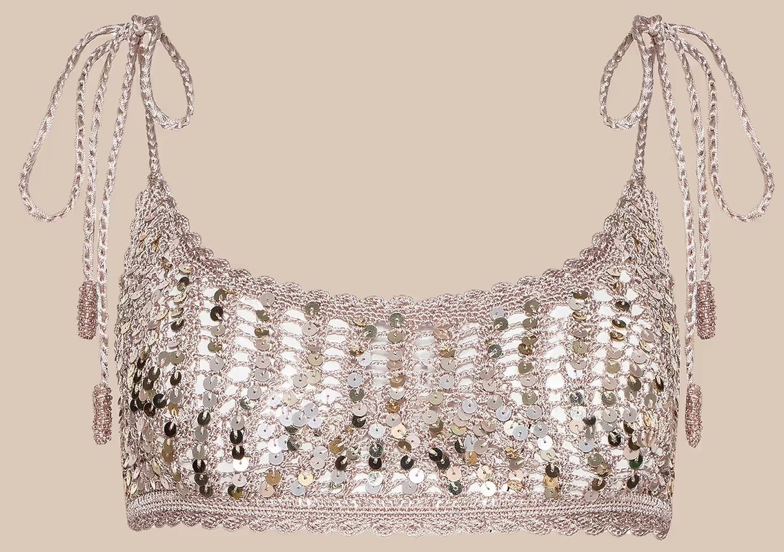 Lagence Misty Rose Sequins Taline Bralette