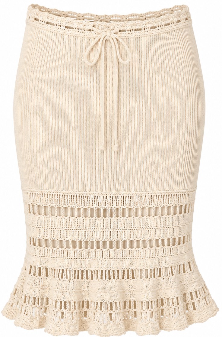 Mirror Palais Cream Joatinga Skirt