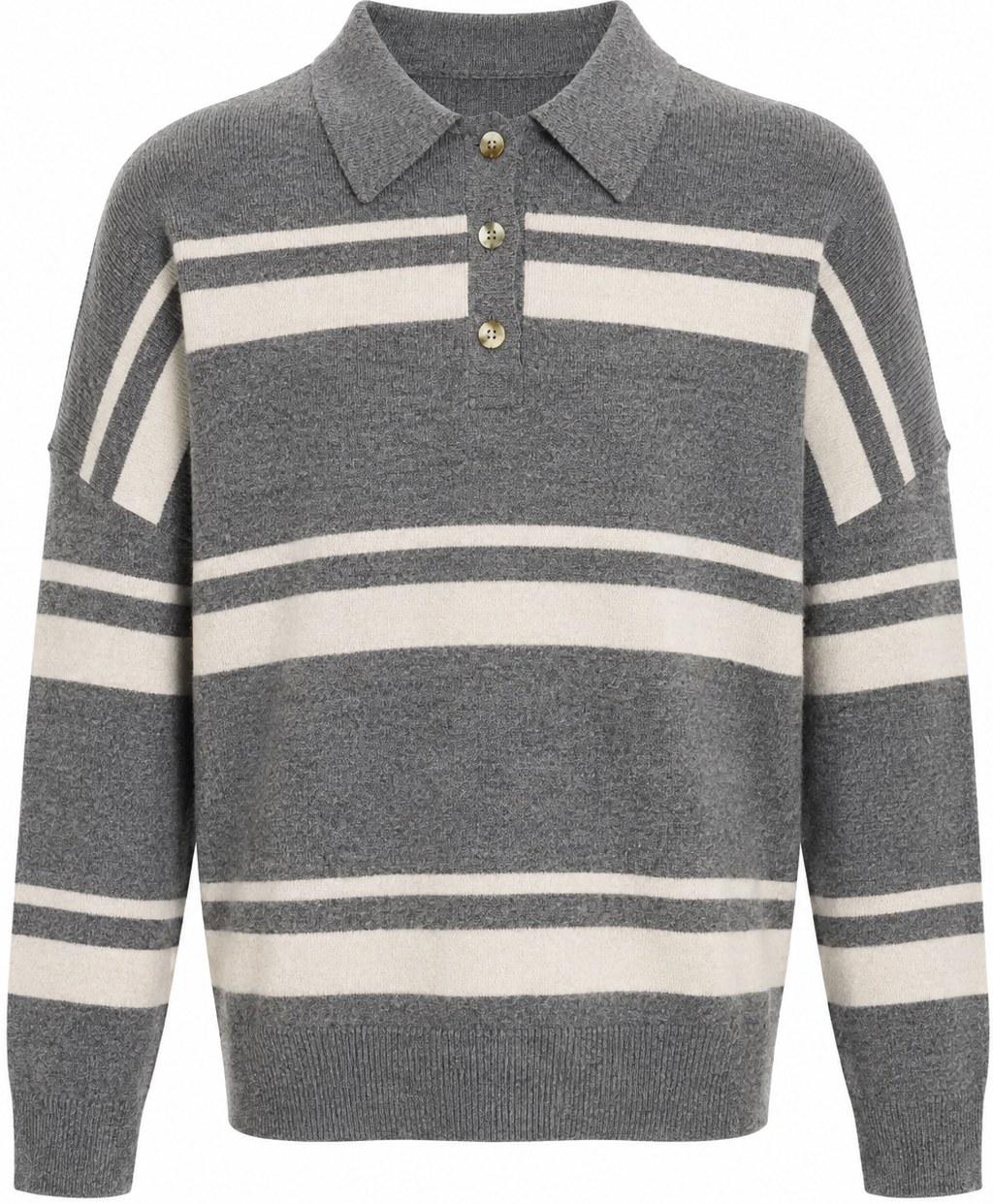 Renggli Pebble Eggshell Polo Sweater