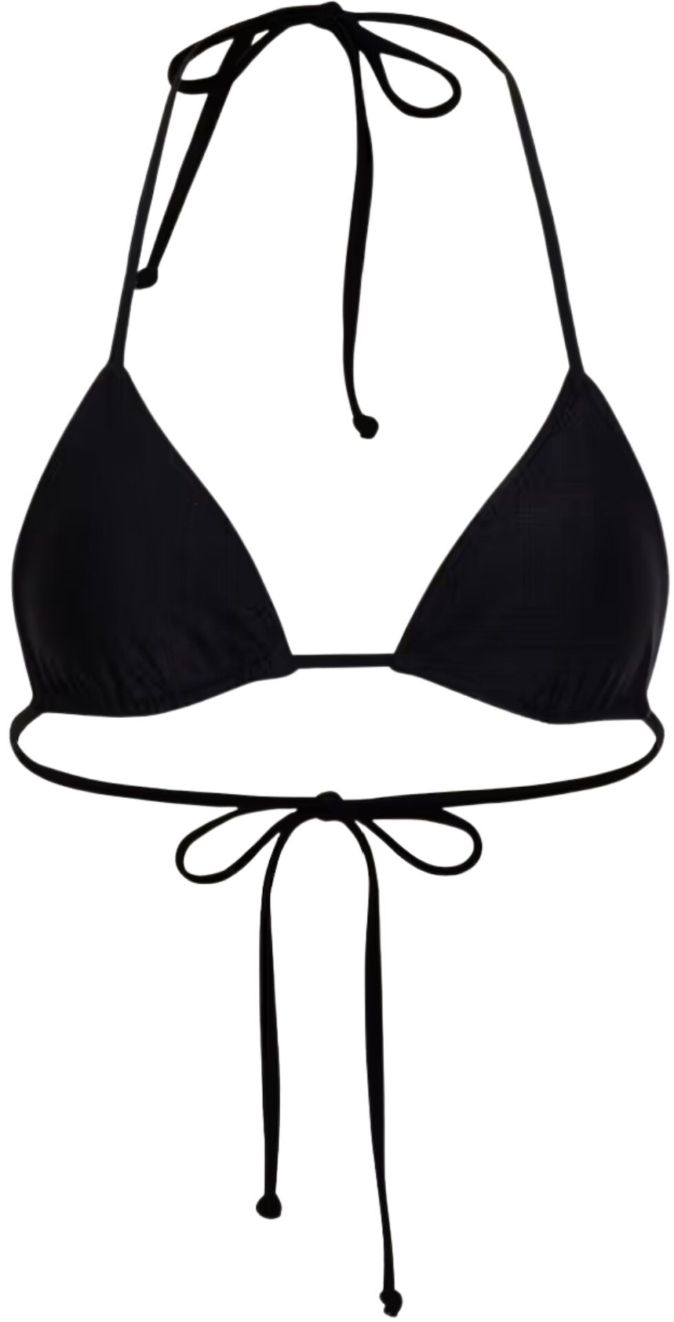 Same Los Angeles Black Triangle Bikini Top