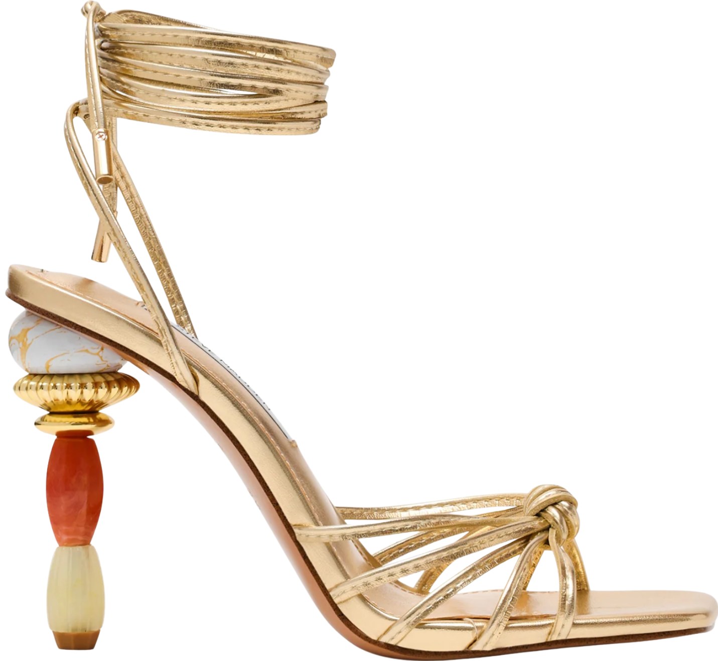 Steve Madden Gold Solena Sandals