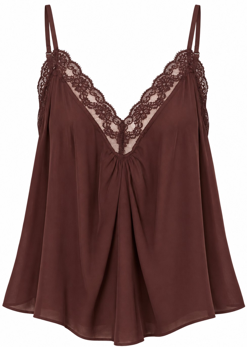 Jamie Haller Brown Lace Top