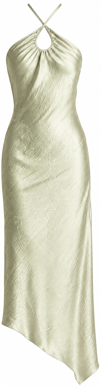 Nomia Pistachio Satin Dress