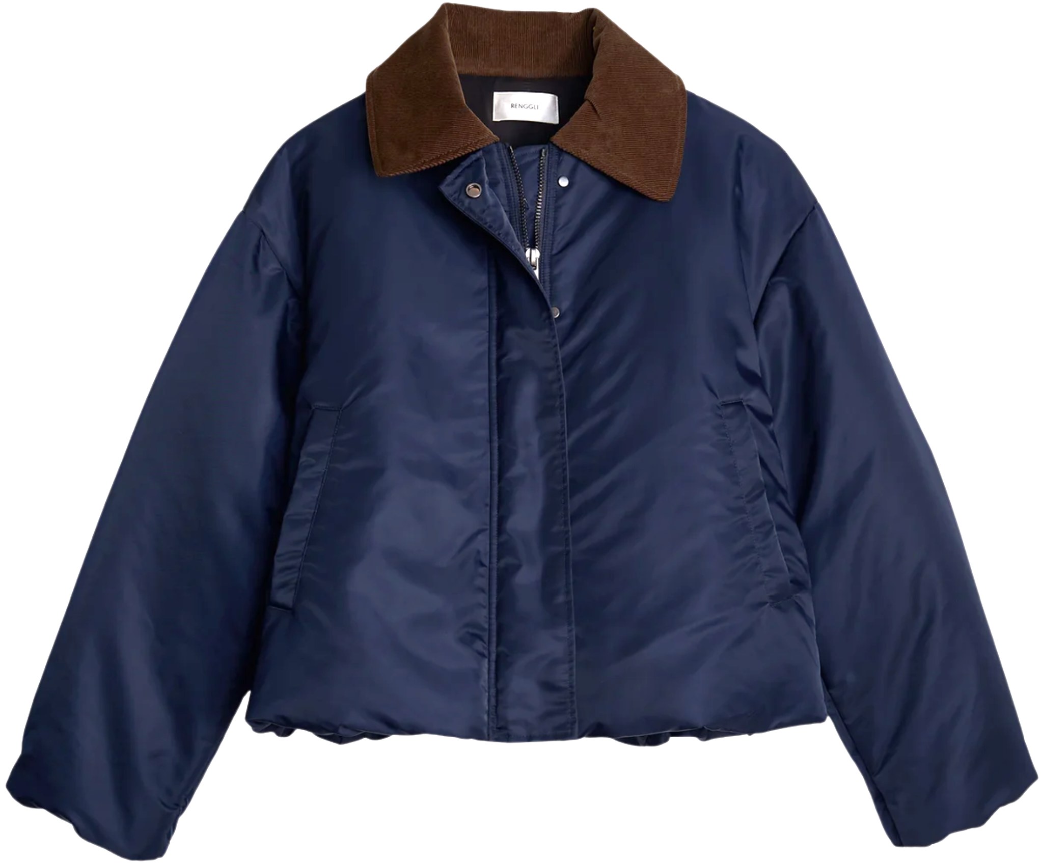Renggli Midnight Nylon Bomber Jacket