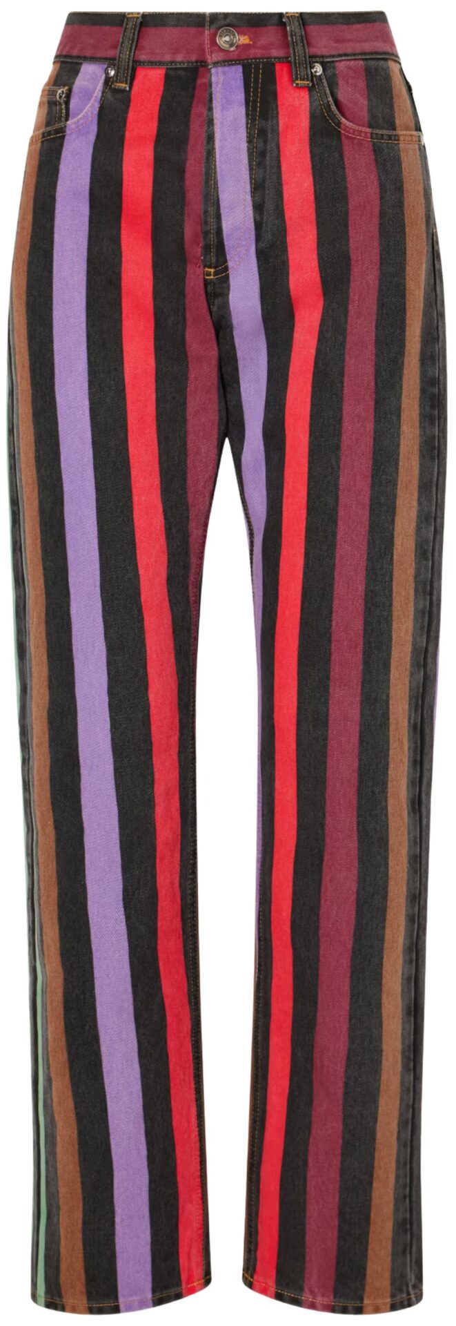 Versace Multicolor Straight Jeans