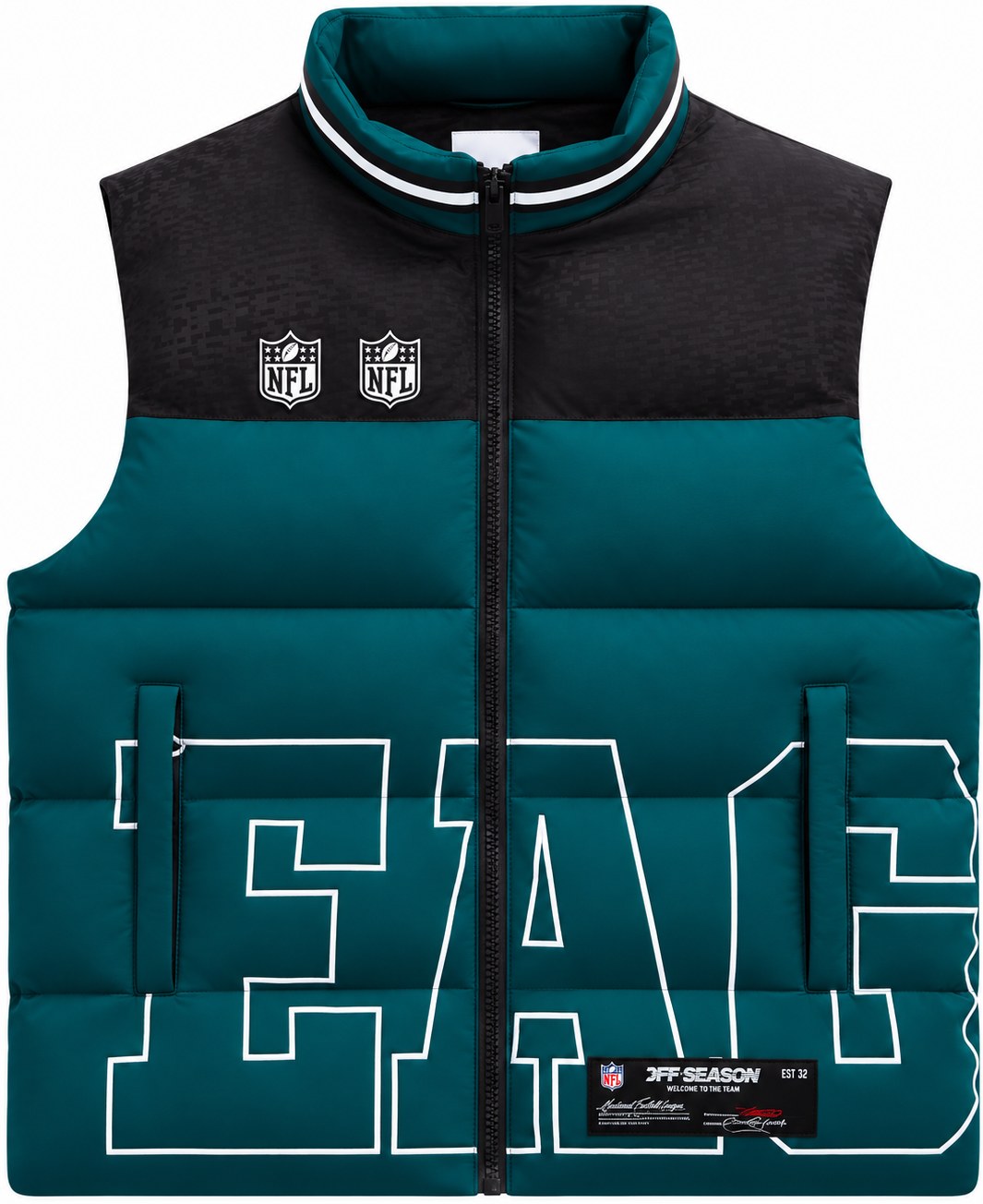 Off Season Philadelphia Eagles Puffer Vest