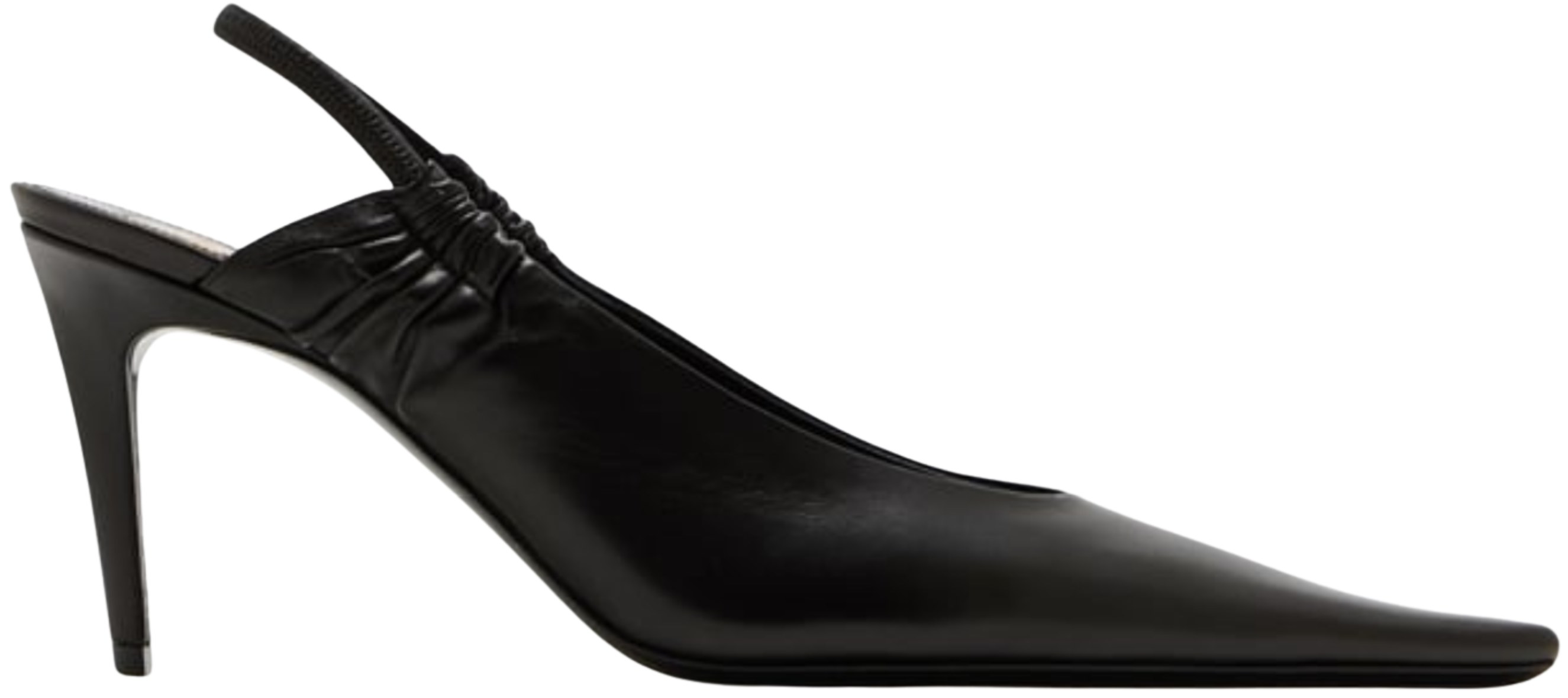 Saint Laurent Black Leather Anne Marie Pumps