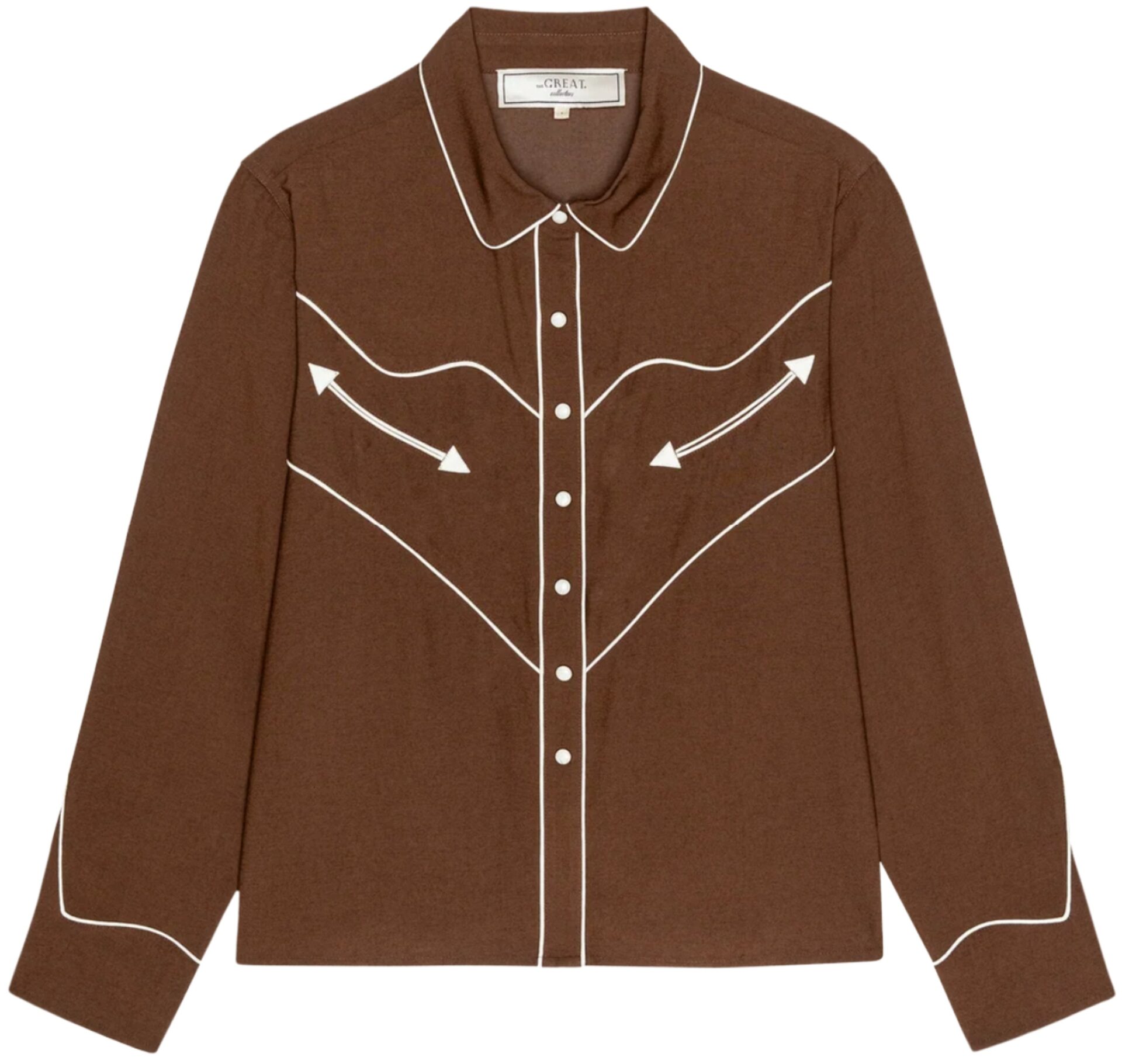 The Great Brown Western Shirt